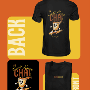 Spill Some Chai T-Shirt (Black)