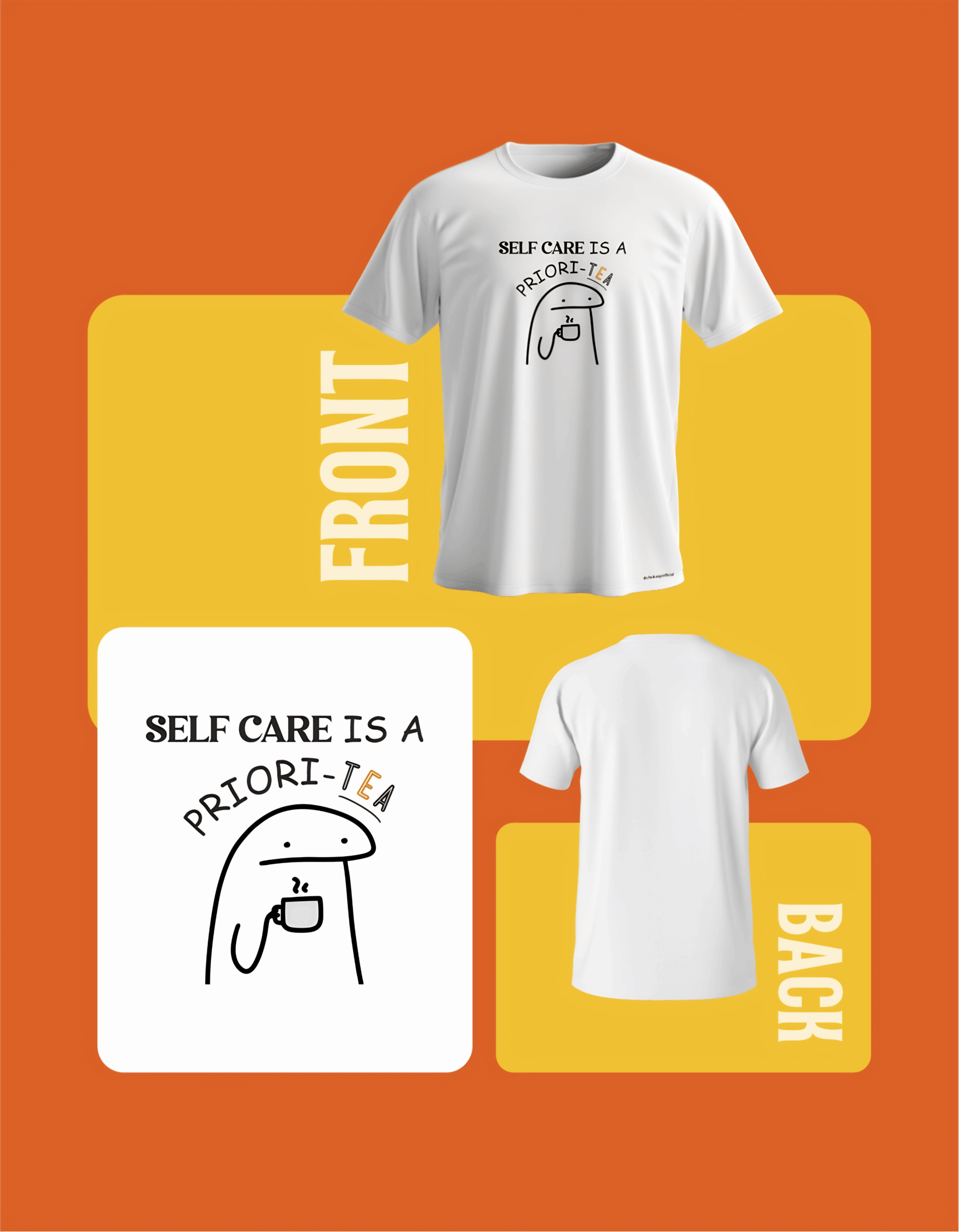 Self Care Is A Priori-Tea" Meme T-Shirt