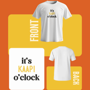 It's Kaapi O'Clock - Minimalist T-Shirt