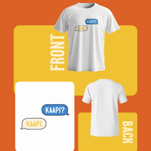 Kaapi Chat Bubble Tee