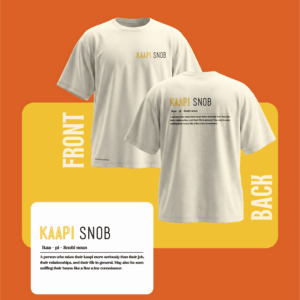 Kaapi Snob - Dictionary Edition T-Shirt