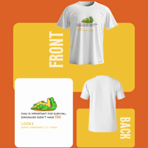 Dinosaur Cute Extinction Pun Tee