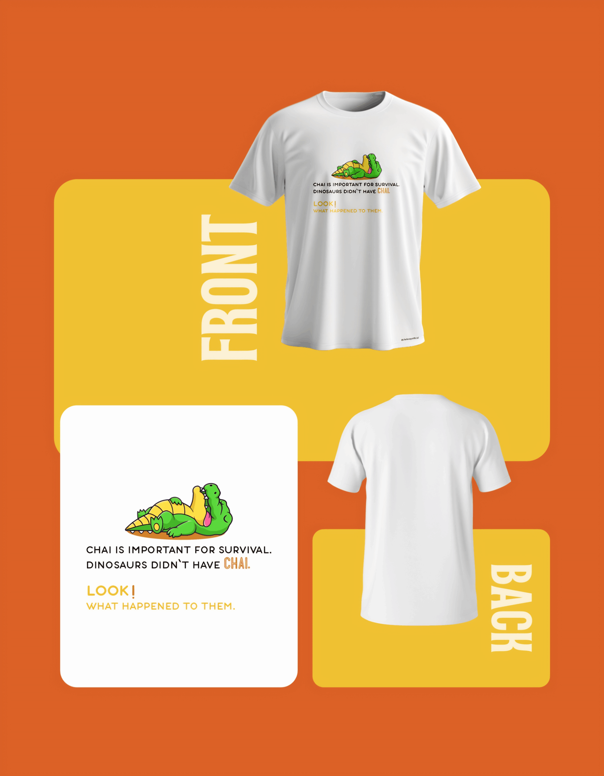 Dinosaur Cute Extinction Pun Tee
