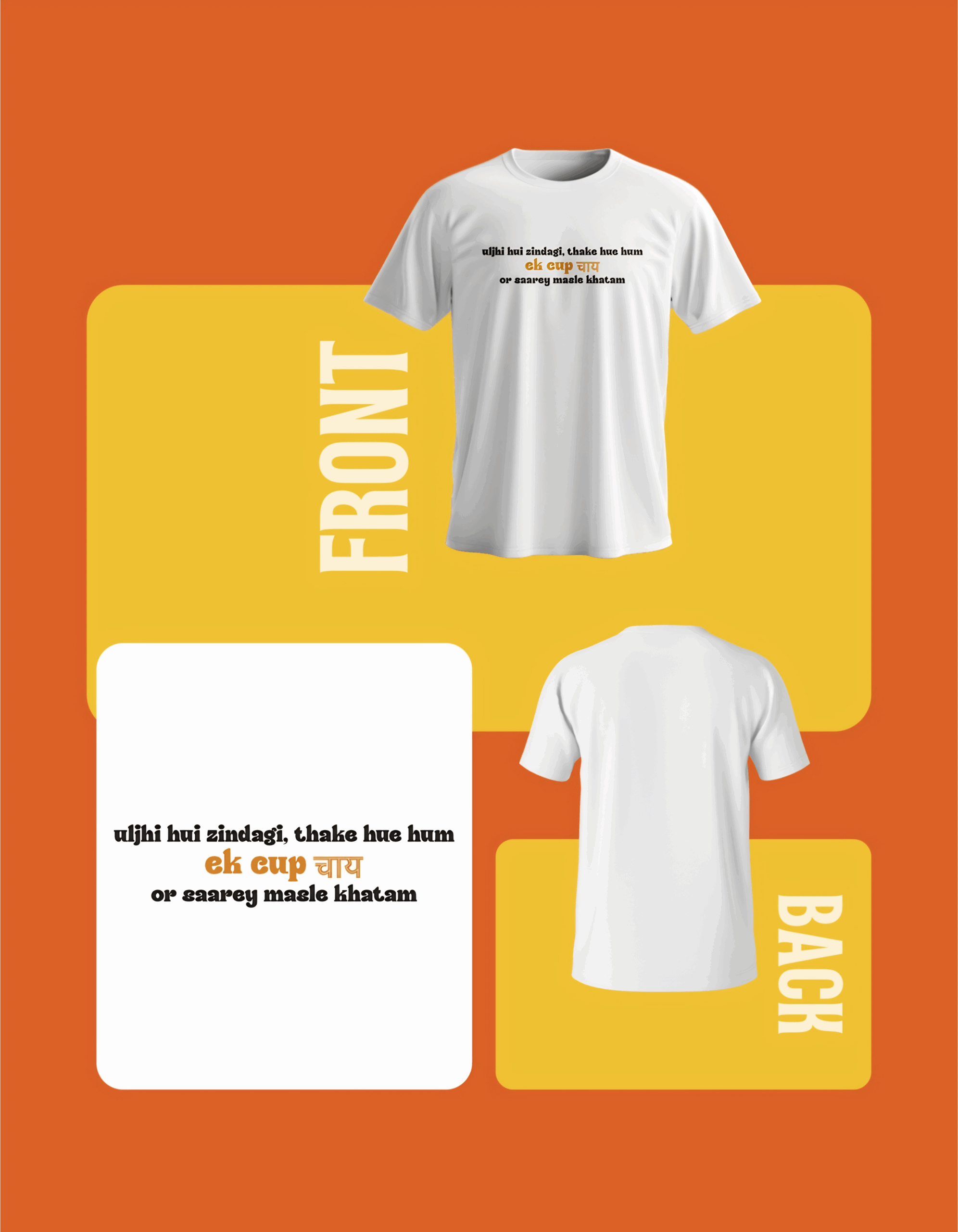 Ek Cup Chai Slogan T-Shirt